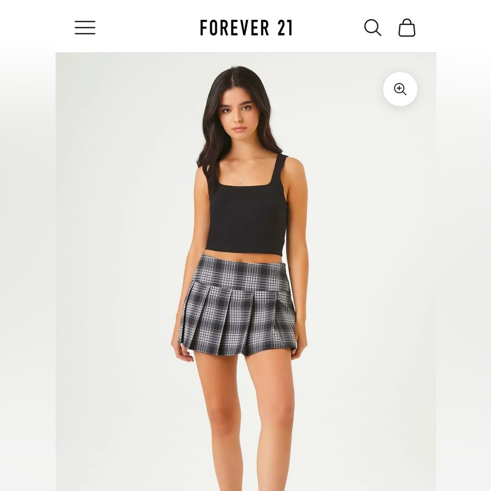 Forever 21 cropped knit tank